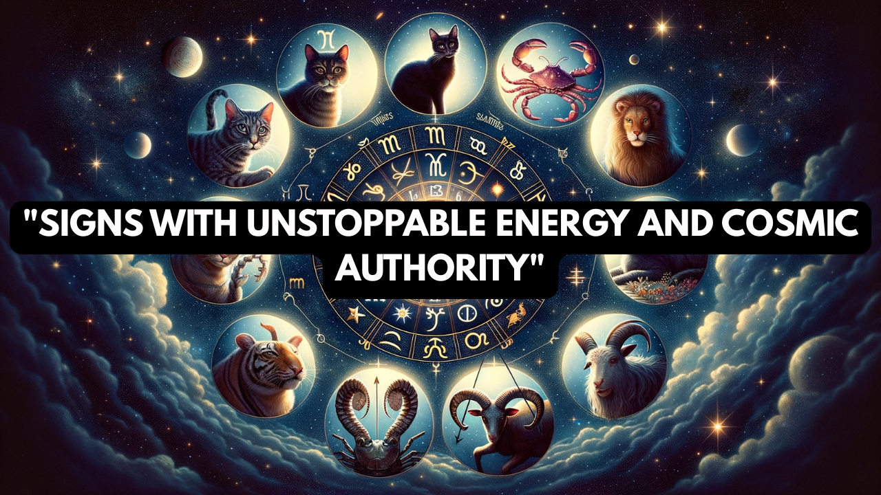 Signs with Unstoppable Energy and Cosmic Authority